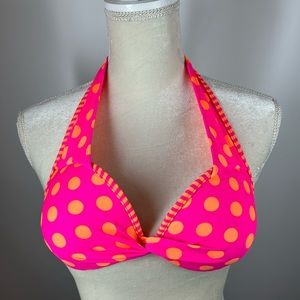 Inmocean | Women’s M Medium Padded Pink Orange Bikini Top Swim